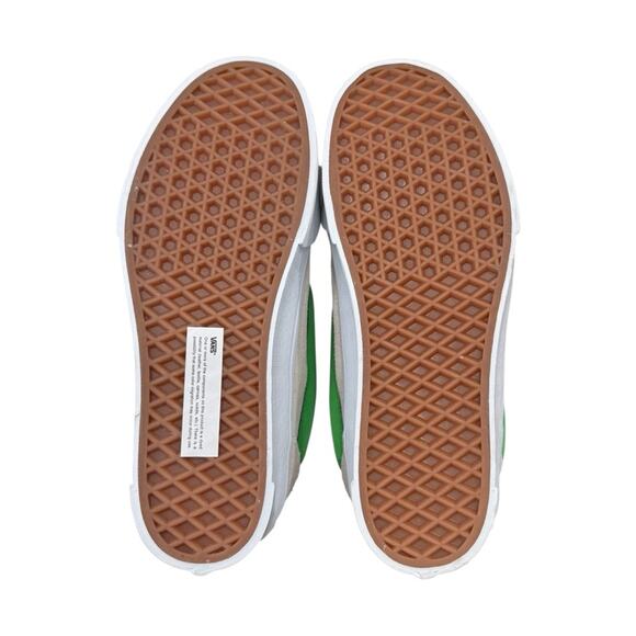 Vans Knu Stack Platform Sneakers Cream Suede Lime Stripe Women’s Size 7.5 - Picture 8 of 9